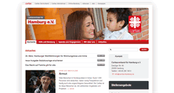 Desktop Screenshot of caritas-hamburg.de